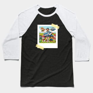 Paw Patrol Photo Baseball T-Shirt